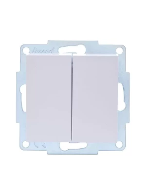 Lezard Vesna мех.выкл. 2-кл белый