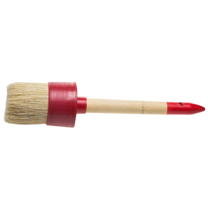 Кисть круглая STAYER ″MASTER″, светлая натурал. щетина, пластм. корпус, деревян. ручка, №18 x60мм