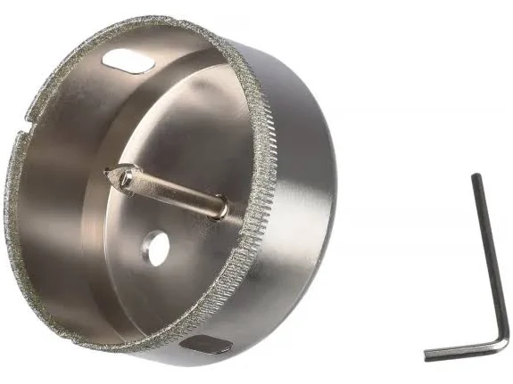 Коронка алмазная по кафелю и стеклу Профи 55мм с ц/с ЧЕГЛОК