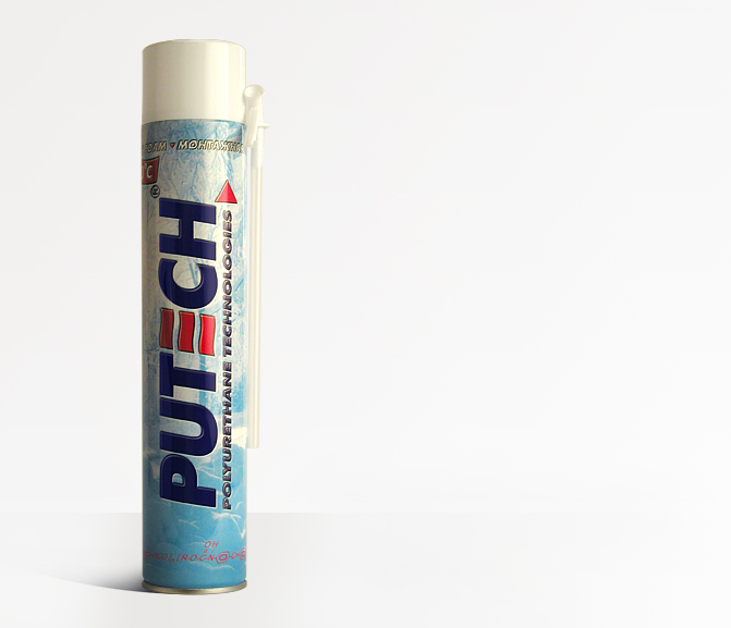 Монтажная пена "PUTEX"всесeз 540 гр(желтый)