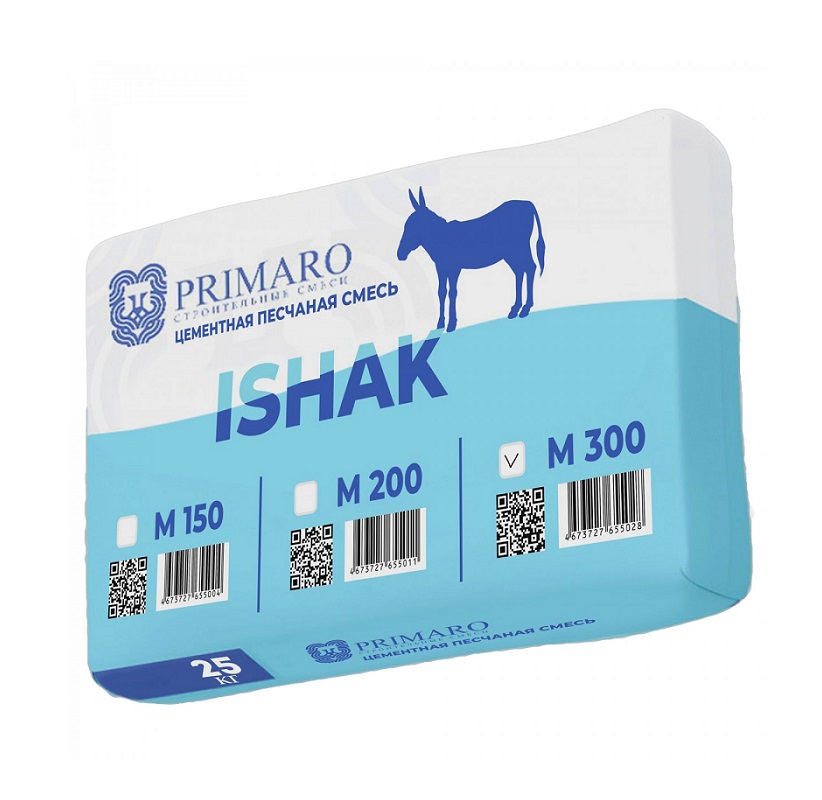 Пескобетон ЦПС М300 Primaro ISHAK (+ эффект нивелира) 25кг (56)