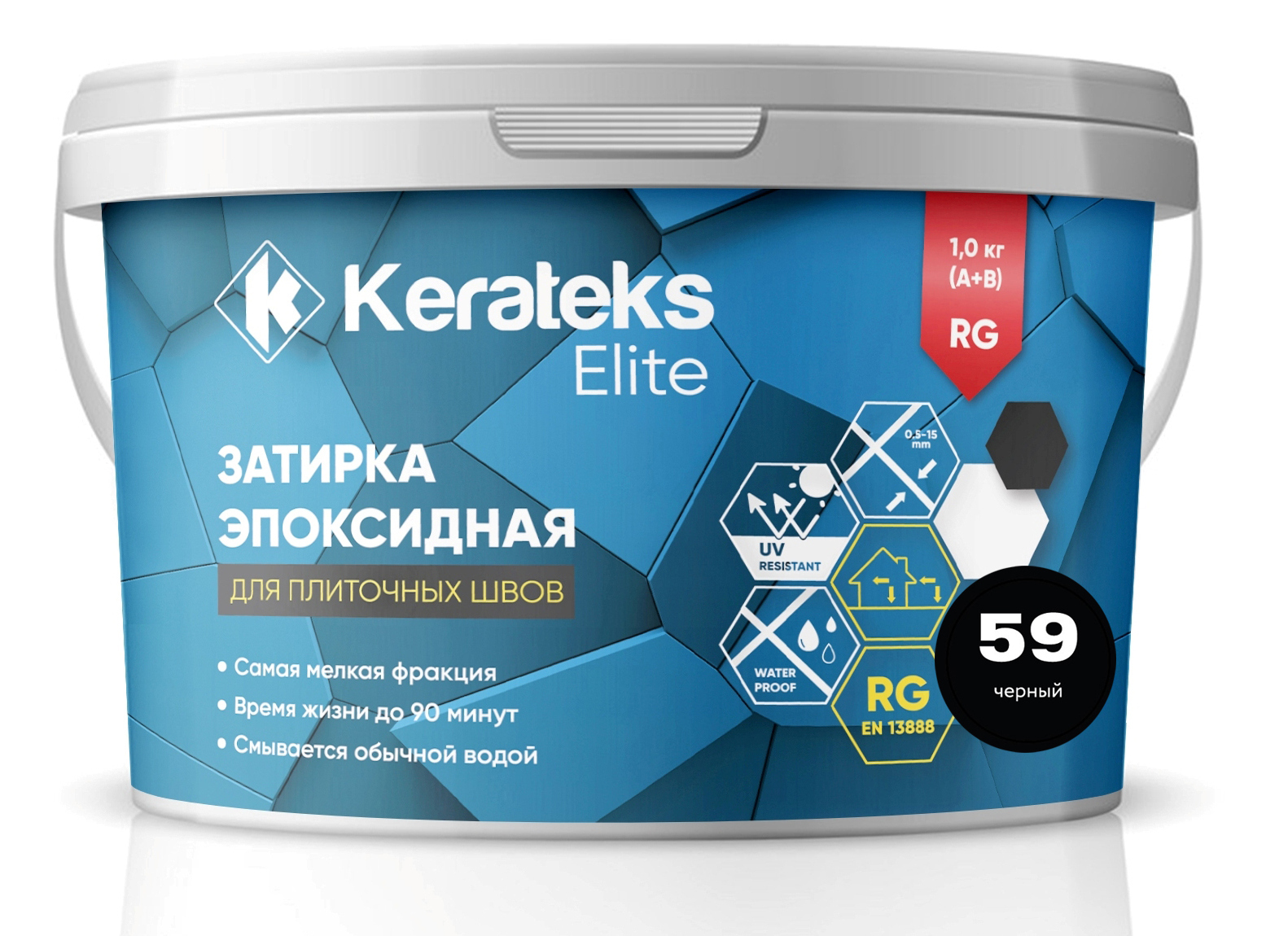 Затирка эпоксидная Kerateks С.59 (1кг) черный